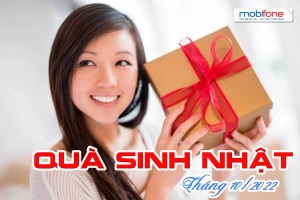 MobiFone tặng quà mừng sinh nhật khách hàng tháng 10/2022