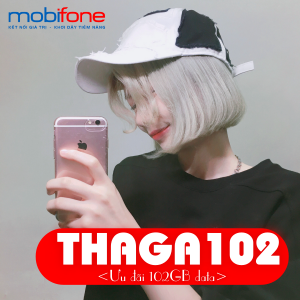 Đăng ký gói Thaga102 Mobifone nhận 102GB data tốc độ cao.