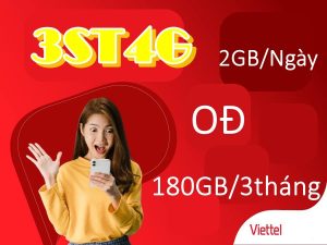 Hướng dẫn đăng ký gói 3ST4G Viettel nhận ưu đãi