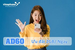 Hướng dẫn đăng ký gói AG60 Mobifone nhận ưu đãi 60GB hấp dẫn