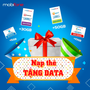 Mobifone khuyến mãi nạp thẻ tặng data mừng tết Dương lịch ngày 1/1/2022 