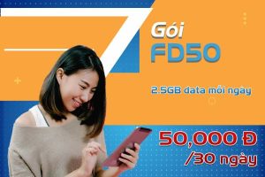 Hướng dẫn đăng ký gói FD50 Mobifone có ngay 2,5GB mỗi ngày chỉ 50,000đ 