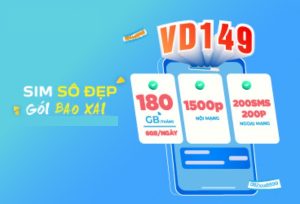 Hướng dẫn đăng ký gói VD149 6T Vinaphone có 1080GB sử dụng