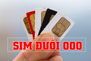Sim số đuôi 000 có ý nghĩa gì? Tam hoa 000 có đắt không? 