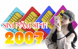 Chọn sim năm sinh 2007 cách độc đáo để tạo dấu ấn riêng