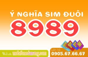 Ý nghĩa của sim đuôi 8989 số lặp là hung hay cát