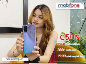 Cách đăng ký gói C50N Mobifone rinh ngay 1GB/ ngày miễn phí thoại chỉ 50,000đ
