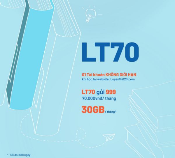 Cách đăng ký gói LT70 Mobifone có 30GB và free data học tâp không giới hạn