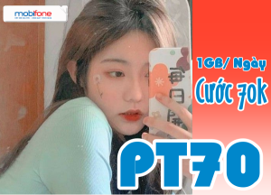 Cách đăng ký gói PT70 Mobifone nhận 1GB/ ngày đơn giản