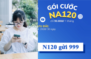 Hướng dẫn đăng ký gói NA120 Mobifone có 20GB chỉ 70,000đ
