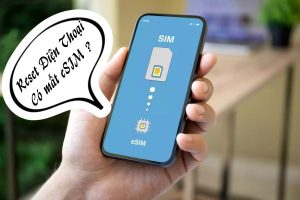 Reset điện thoại có bị mất eSIM hay không?