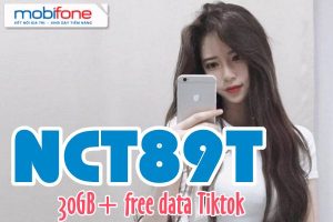 Hướng dẫn đăng ký gói NCT89T Mobifone có 30GB và free TikTok